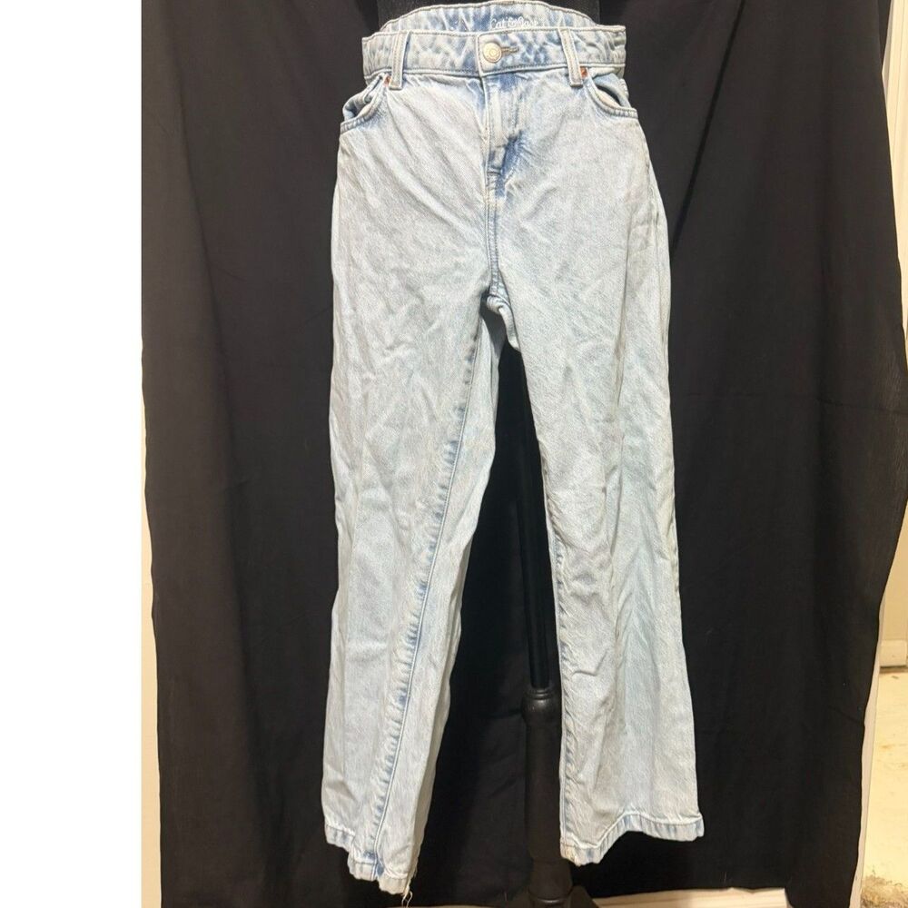 #269 - Cat & Jack Girls Light Wash Denim Jeans Size 12 Kids